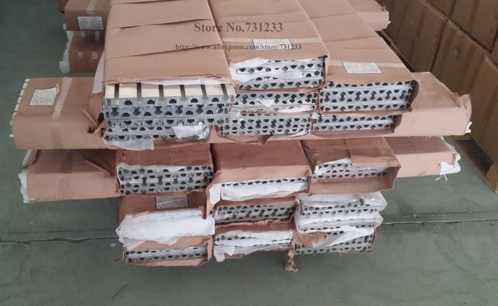 High Strength Panel Profile Aluminum Profile CNC Engraving Machine Center 20mm Thick 625*240 mm