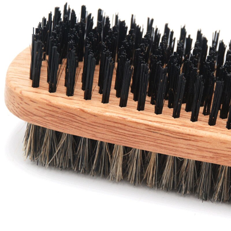 Mannen Haar Borstel-Natuurlijke Houten Golf Borstel Voor Mannelijke Styling Baard Haarborstel Voor Korte Lange Dikke Krullend Golvend Haar