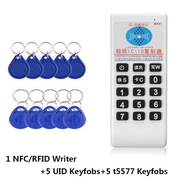 RFID Handheld Reader 125Khz-13.56MHZ Copier Duplicator Cloner RFID NFC ID/IC Card Reader &amp; Writer Cards Reader Writer: style d