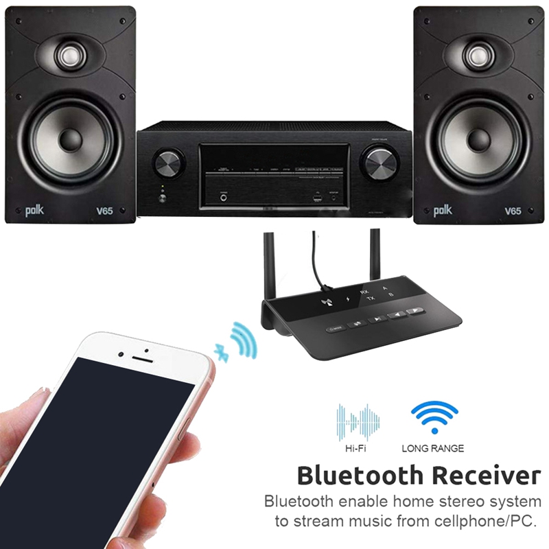 Aptx LL AAC 80M Bluetooth 5,0 Absender Empfänger 3,5mm AUX RCA USB Stereo o kabellos Adapter Dongle für TV PC Auto