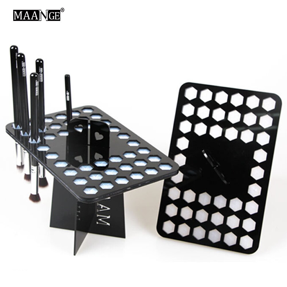 Make-up kwasten houder met 14/26/42 gaten, standaard boom, droge kwasten houder, kwasten organiseren, make-up kwasten rek houder, cosmetische tools