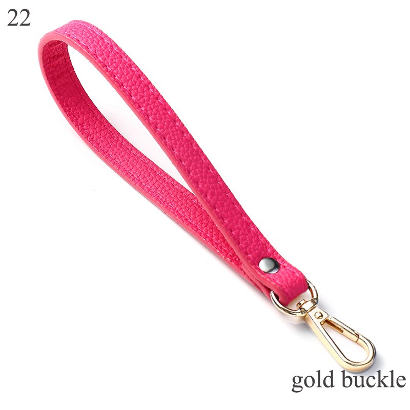Alle-Match Clutch Bag Strap Portemonnee Riem Vrouwen Pols Zak Riem Effen Kleur Vrouwen Eenvoudige Handvat Purse Bag Riem vervanging: 22