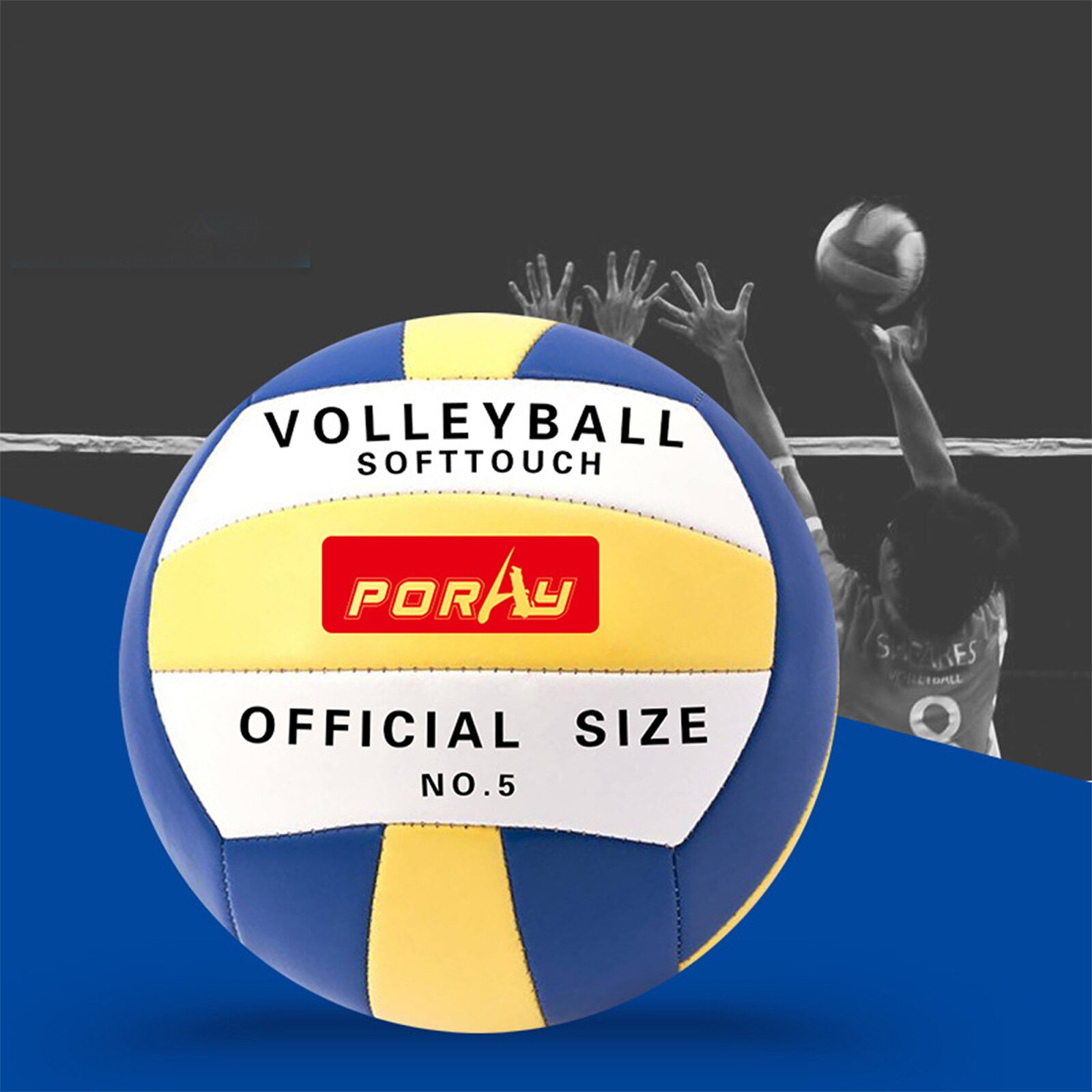 Größe 5 Volleyball dauerhaft Wasserdicht PU Sanft berühren Volley drinnen draussen Aktivitäzehn für Strand Ausbildung Spiel Fitnessstudio