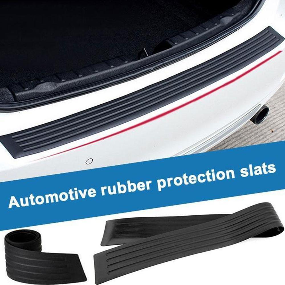 Luggage guard plate rear bumper guard rubber pad guard sill door rear baffle Anti-scratch car rear threshold I4S5