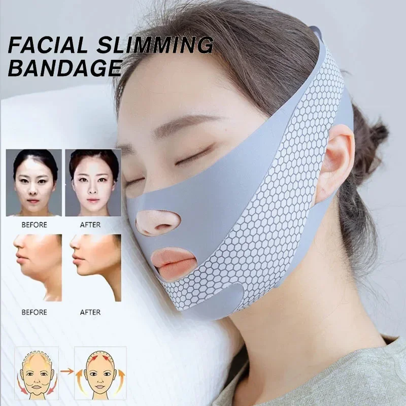 Face-Lift Mit Schlaf Gesicht V Shaper Gesichts Abnehmen Verband Entspannung Form Lift Reduzieren Doppel Kinn Gesicht Dünnen Band Massage