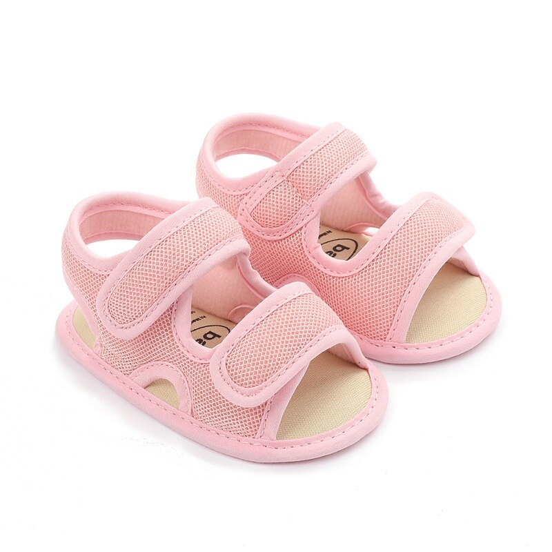 Sandales d'été antidérapantes respirantes pour bébés garçons et filles de 0 à 18 mois, chaussures à semelles souples creuses: P / 7-12 mois