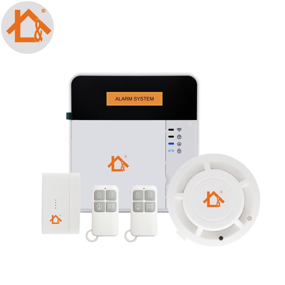 App CE LCD Wireless GSM Alarm Keypad Security Alarm System With Pir Motion Sensors