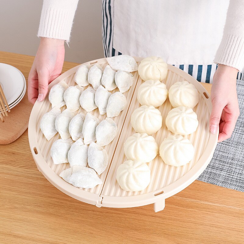 draagbare keuken lade rack vouwen deeg bal lade dumplings gordijn cover keuken opslag drogen servies WJ10