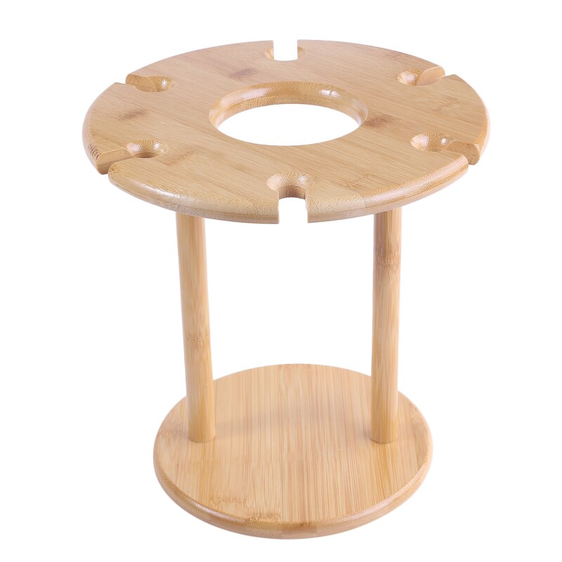 Wine Rack Upside Down Wine Glass Rack Household Wine Rack Wine Bottle Rack Wine Cabinet Wine Rack Bamboo Wood Holders: Default Title