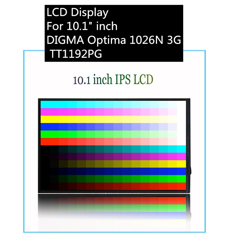 10.1" inch LCD Display Inner Screen For DIGMA Optima 1026N 3G TT1192PG Matrix For Tablet PC Replacement Parts