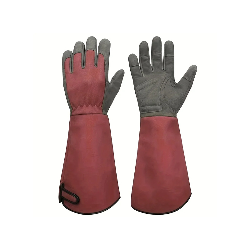1 Paar lange Gartenhandschuhe, dornensichere Gartenhandschuhe, Rosenschnitt, Hof, atmungsaktive Arbeitshandschuhe zum Graben, Pflanzen, Beschneiden: S