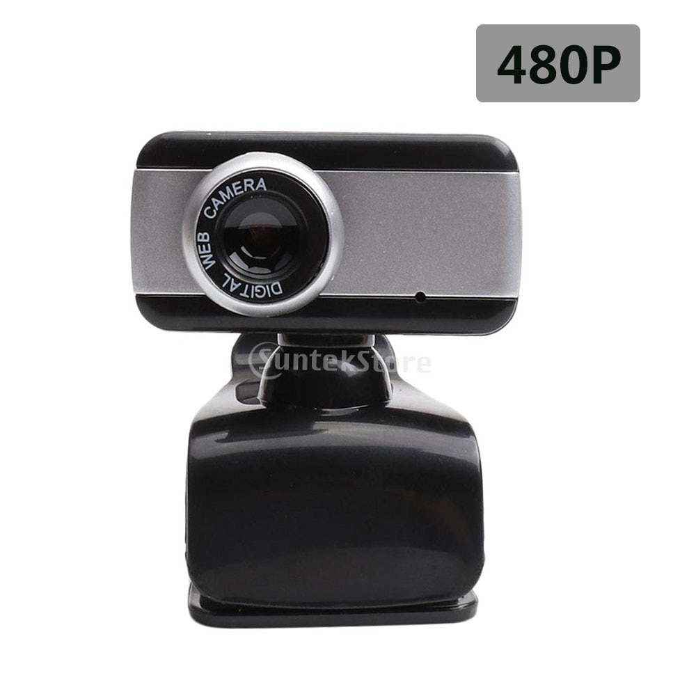 Draaibare Hd Webcam Pc Mini Usb 2.0 Web Camera Video-opname High Definition Met 1080P/720P/480P Beeldweergave: 480P-2