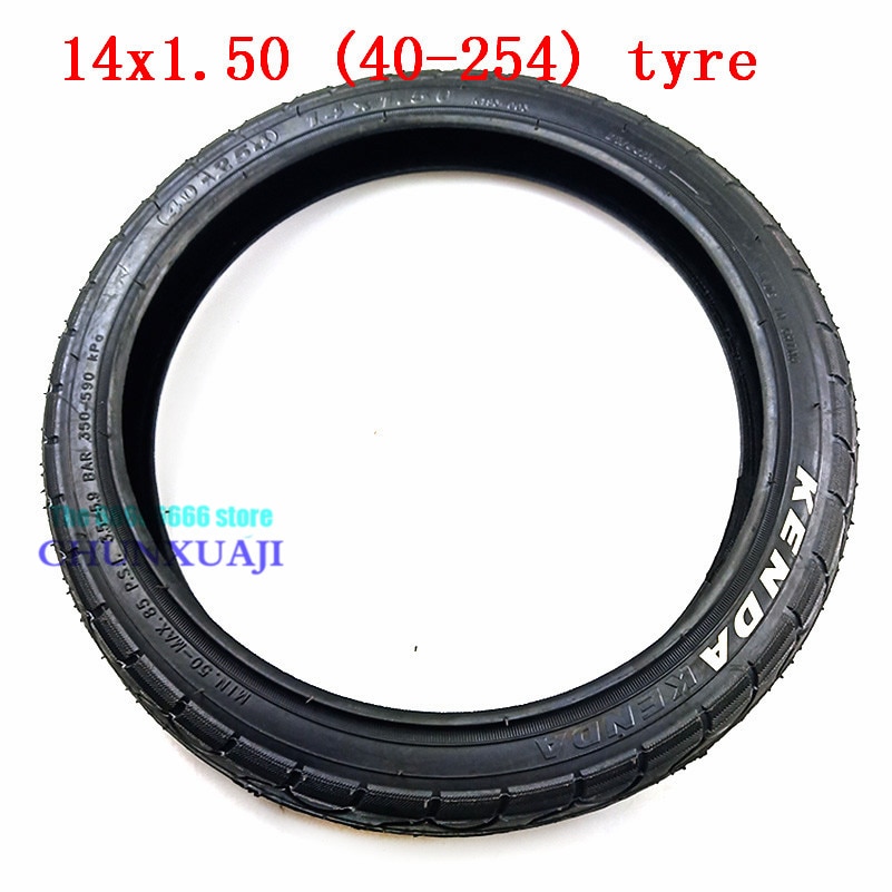 14x1.5'' wheels tyres 40-254 tube fits for Folding Bicycle Bike Kids Bike 14 inches inner outer tires