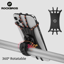 Rockbros Fietsstuur Telefoon Houder Veelzijdige Siliconen Handvat-Bar Stand Universal Antislip Fietsen Mount Duurzaam Bracket