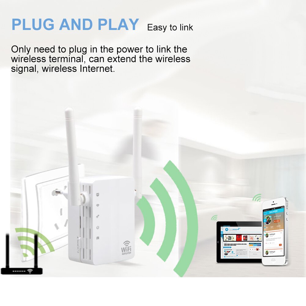 WiFi Repeater Wireless WiFi Booster 300Mbps Wifi Range Extender Wi-Fi Long Signal Amplifier 2.4G Repiter Wi Fi Ultraboost