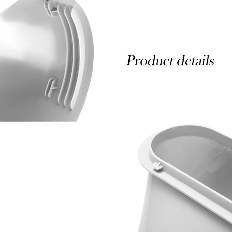 13/15cm diameter bærbart luftkondisjoneringshus eksoskanal grensesnitt rør koblingen conditioner deler enkel installasjon
