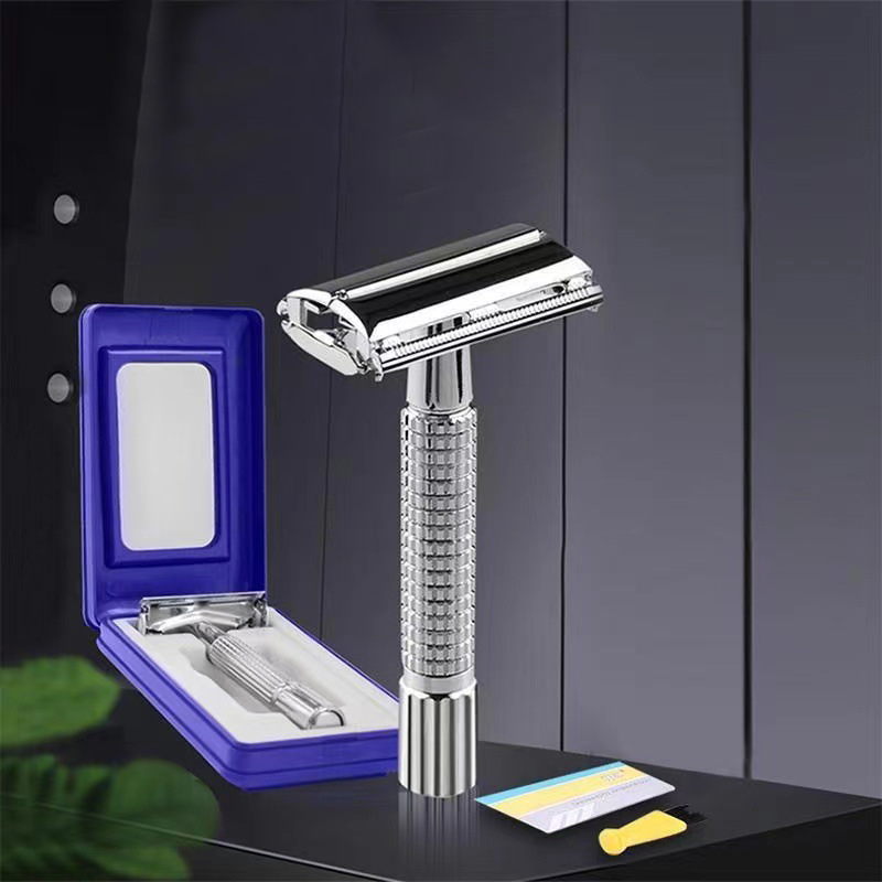 Manual MEN'S Razor Old Fashioned Razor Double Sided Beauty Tool Stainless Steel Razor