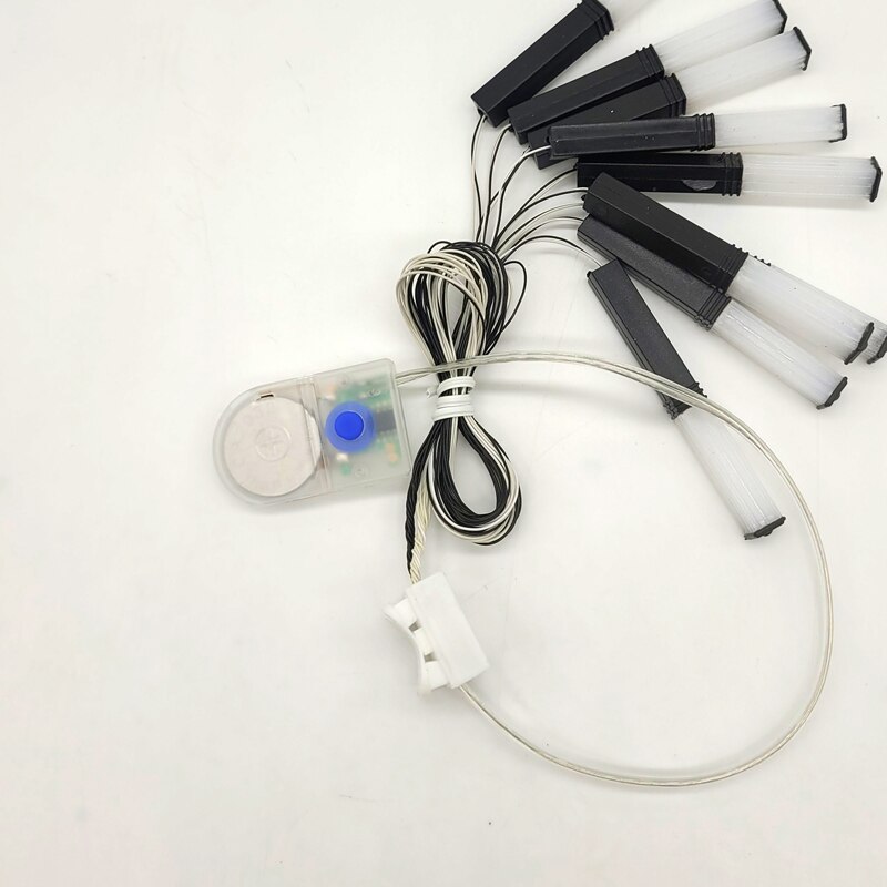 Boîtier de piles boutons Cr2032, avec interrupteur/Module Flash, changement de lumière vive normale en modèle de lumière clignotante, boîtier de piles/trois vitesses