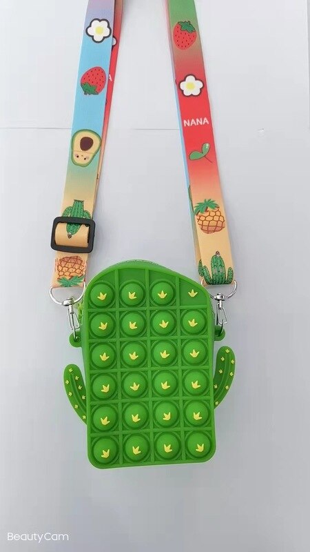 Neue Popper Sensorischen Popet Silikon Push Blase Schreibwaren Lagerung Tasche Popite Poppit Dekompression Geldbörse Popo Es Zappeln Spielzeug: MS-0208