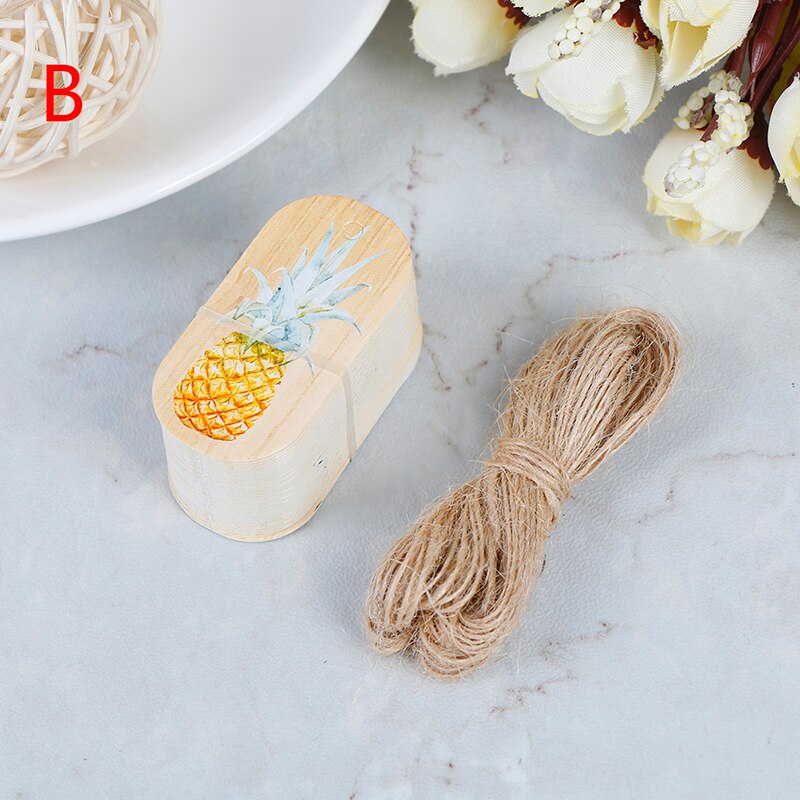 50 stuks flamingo ananas papieren hangtags doos papieren kaarten diy label handgemaakte kledinglabels feestdecoratie papieren labels: B