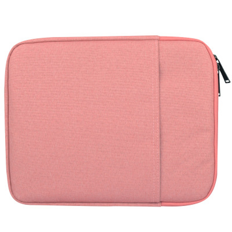 Multifunctional A4 File Hand-Held Zipper Storage Bag Men and Women Portable Ipad Laptop Phone File Notebook Organizer Case Bag: pink