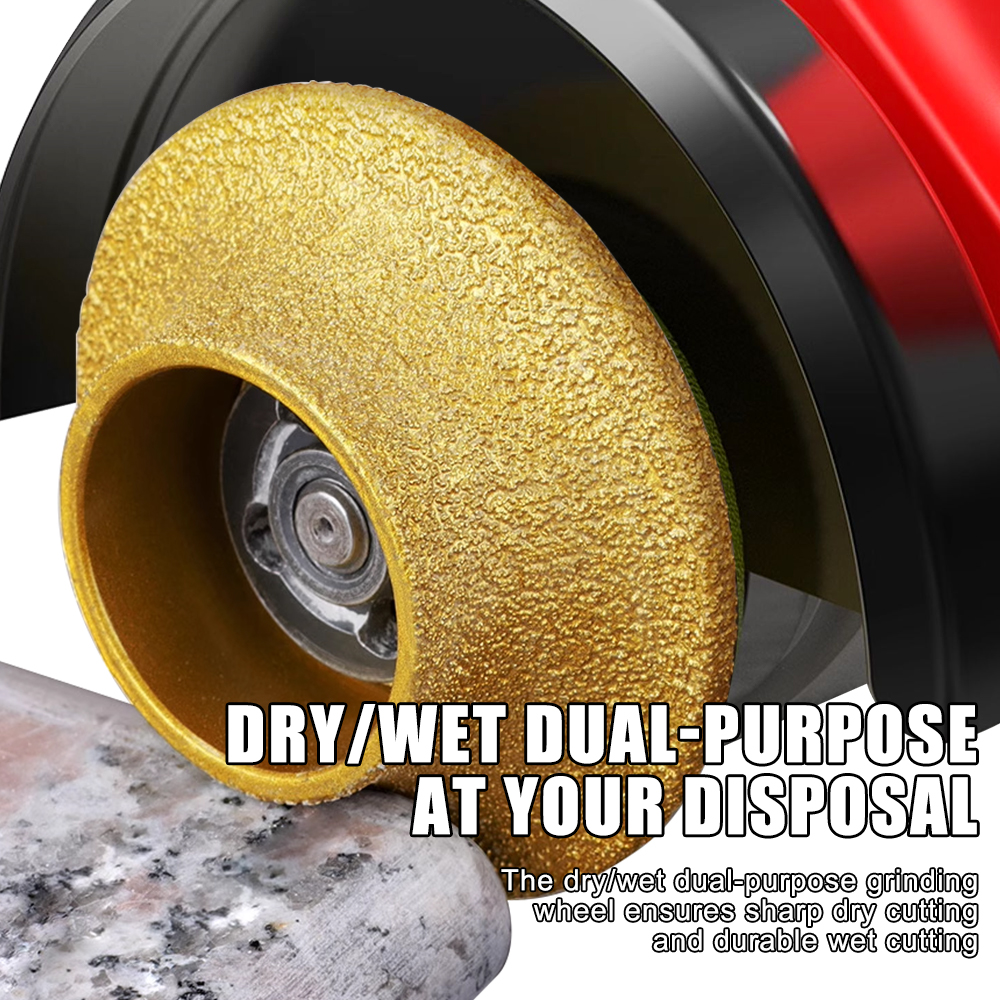 Diamentowe tarcze szlifierskie rzymski koło 100/125mm - lutowane tarcze robić profilowania krawędzi kamienia robić marmuru i płytek | Narzędzia robić rowkowania i szlifowania