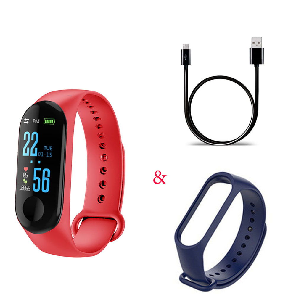 M3 Pro Smart Band Waterproof Fitness Tracker VS M3 Plus Smart Bracelet Blood Pressure Heart Rate Monitor: LJC00H12N4