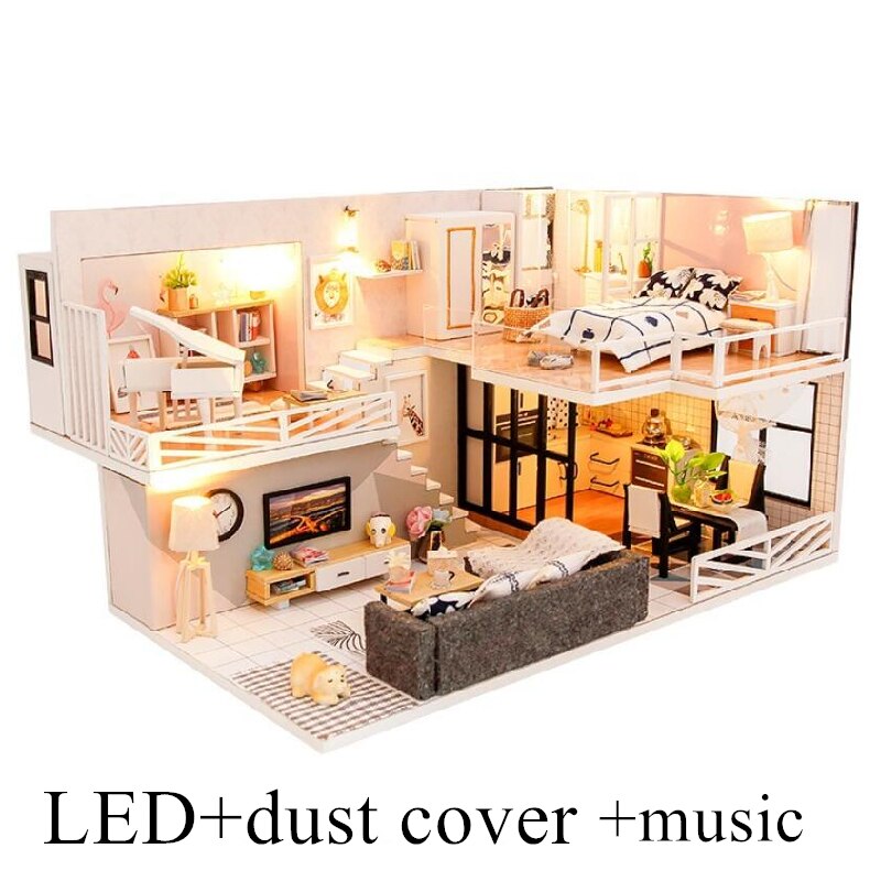 DIY Miniature Doll House Kit Handmade Chinese Style Garden Building Assembly Production Model Christmas Birthday: 17