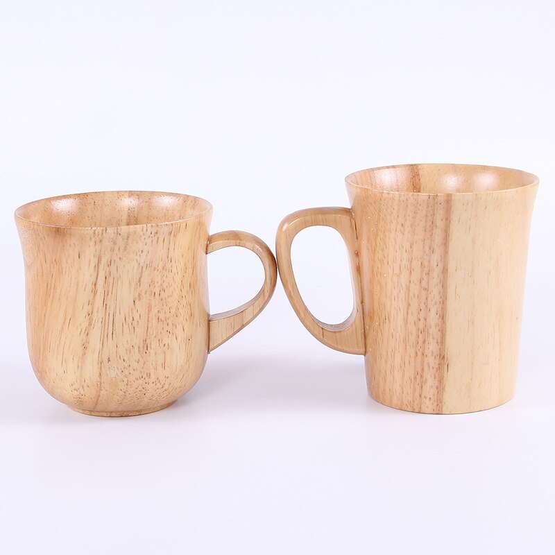 Azufaifo-jarras de madera Natural estilo japonés para desayuno, Taza de leche de cerveza, té y café verdes, taza de madera, botella de agua, artículos para el hogar