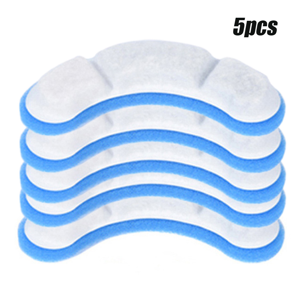 3/5/6/10PCS Cat Water Fountain Replacement Filter Elements Activated For Cats Pet Drinking Bowl Auto Feeder: Pink