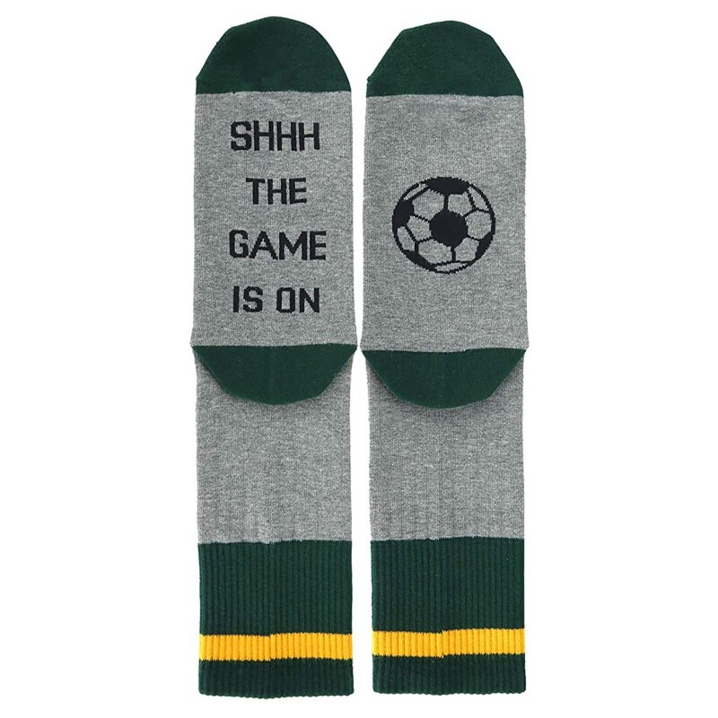 Kerst Sokken Als Je Kan Lezen Deze Sokken Kerst Sokken Herfst Winter Voetbal Medium Buis Sokken