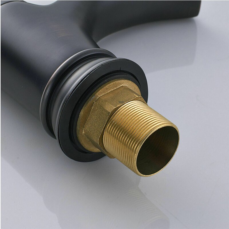 Waterfall Spout Single Handle Bathroom Basin Sink Faucet Deck Installation Single Hole Basin Faucet