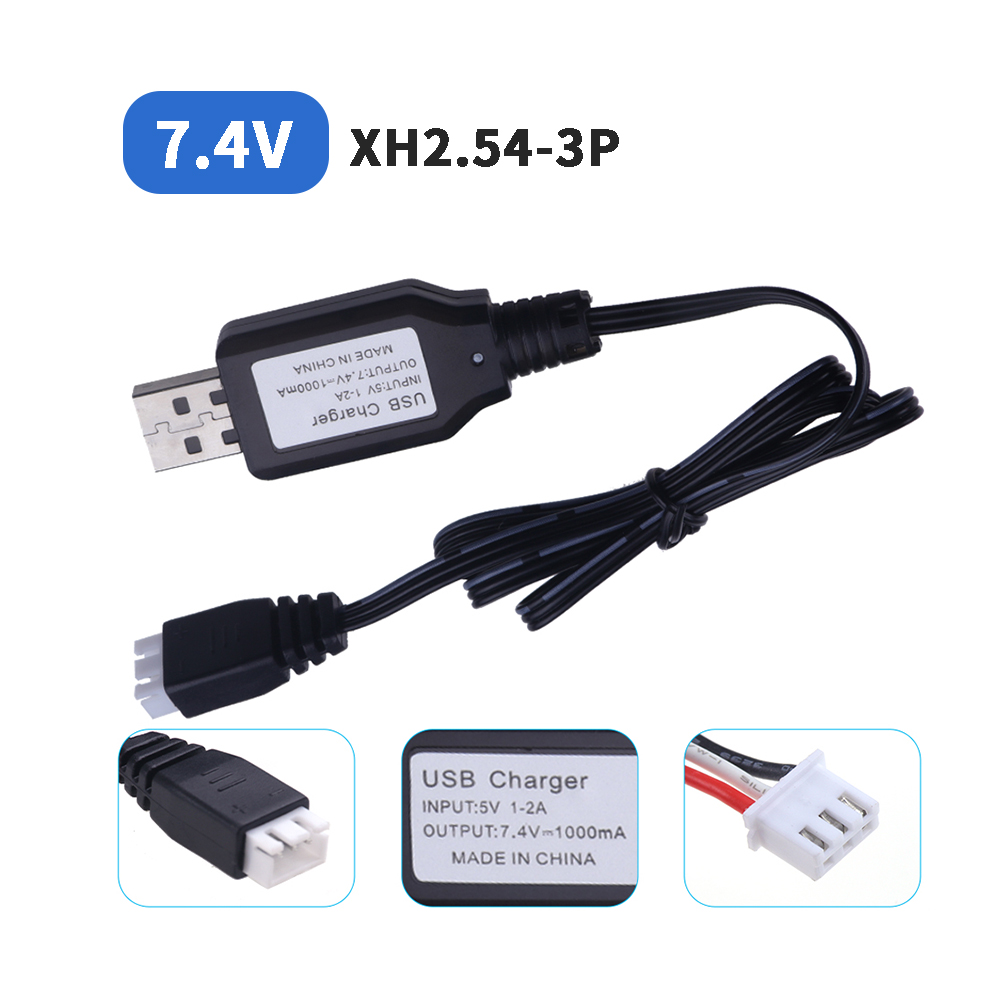 Batería lipo de 7,4 V, 3000mAh, 20c, para Q46, Wltoys 10428 /12428/12423, piezas de repuesto para coche RC, 2s, 7,4 v, 18650, batería y cargador para juguete RC: other