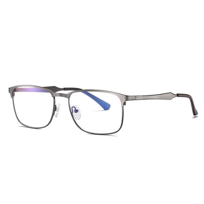 RBENN gafas de ordenador de negocios para hombres, gafas de bloqueo de luz azul de para hombres, gafas de juego Anti luz azul UV400: Matte Gun