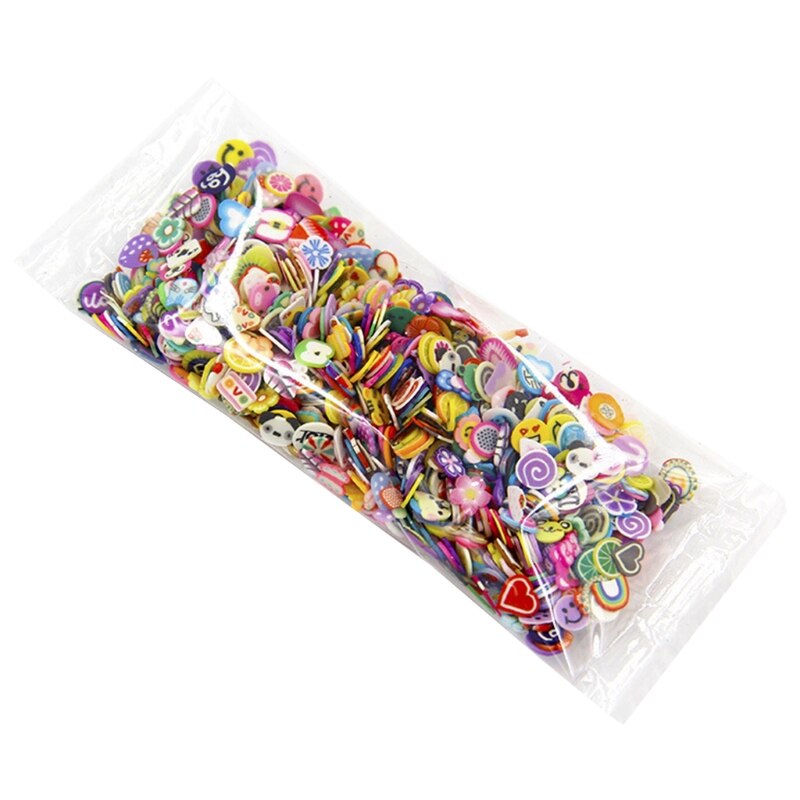 1000 Teile/paket Ton Harz Füllungen Handwerk Obst Blatt Blumen Muster Bunte Mixed Füllstoff für DIY Epoxy Harz Schmuck Nail art dezember: 13