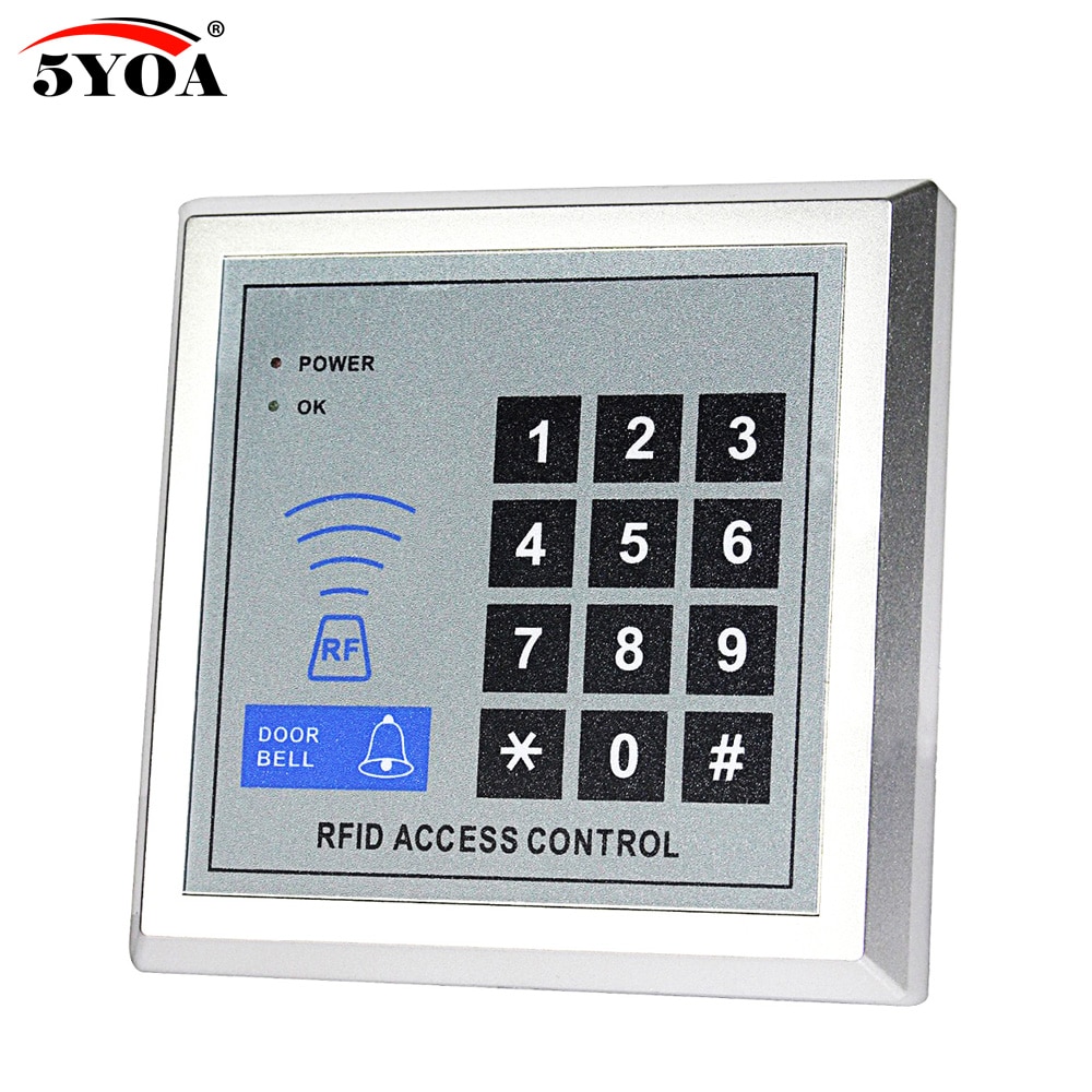 5YOA RFID, sistema de Control de acceso, dispositivo, seguridad, proximidad, puerta de entrada, cerradura de