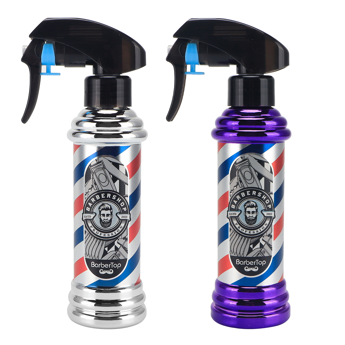 Kapperssprayfles voor kappers, kappers, haarspray voor knippen, kapperszaak, stylingtools en accessoires