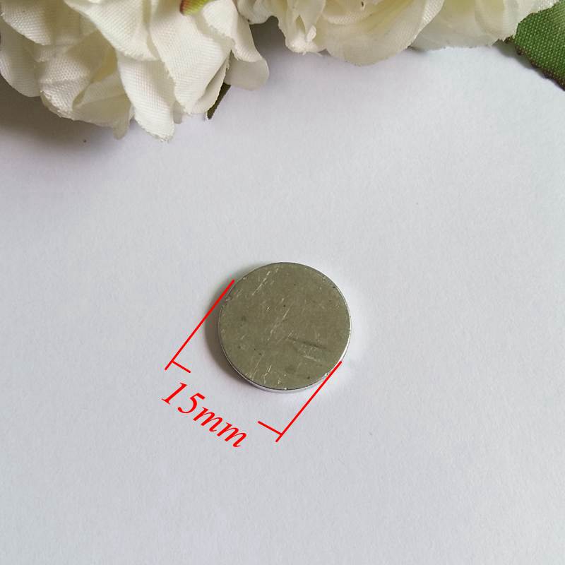 10pcs 10/12/15/18/20mm Invisible Hidden Buttons Sew in Magnetic Snaps Closure Bags Clothes Magnet Buttons Accessories: 15mm