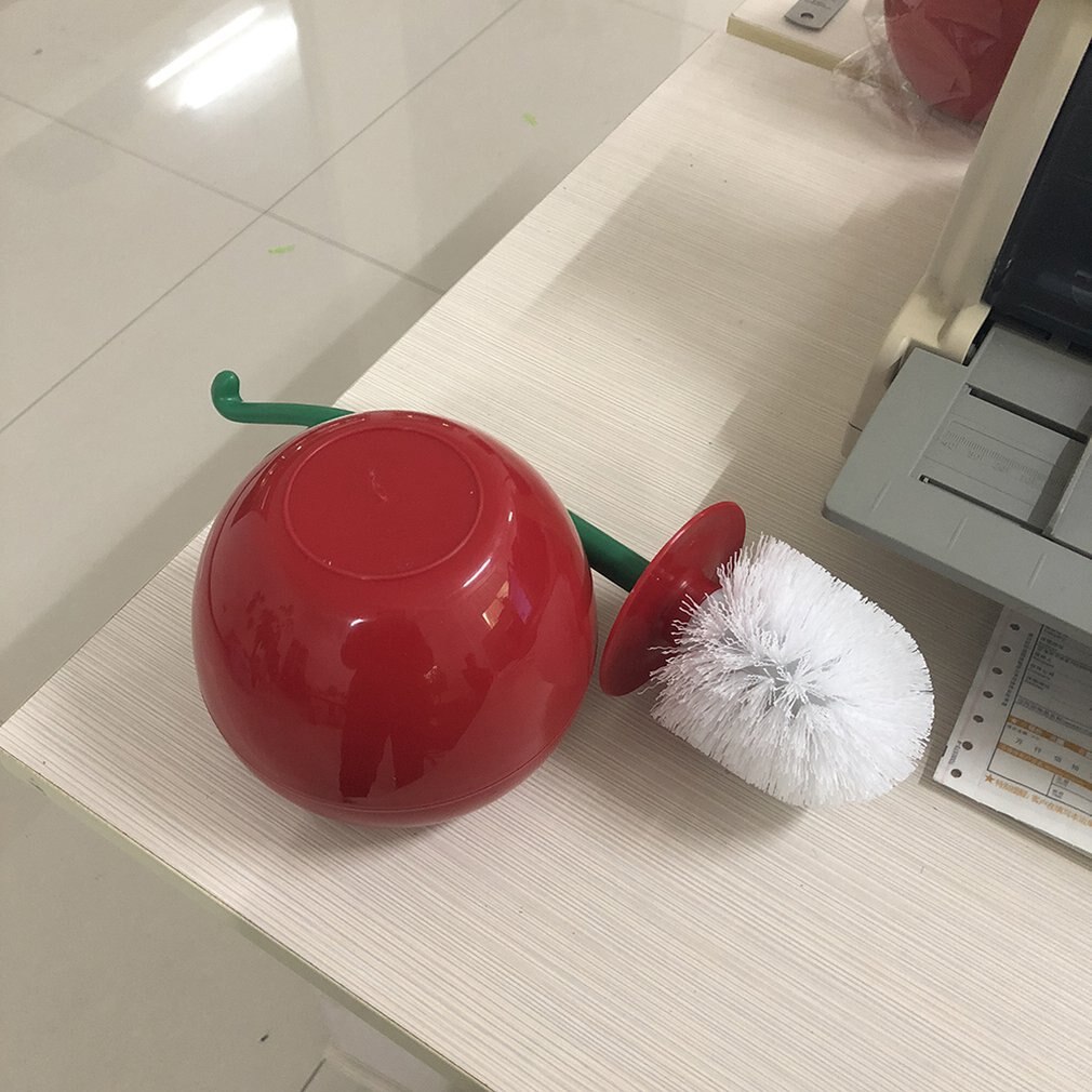 Piękny kształt wiśni szczotka robić wc szczotka robić wc i zestaw świeczników Mooie wiśnia Vorm toaleta Borstel