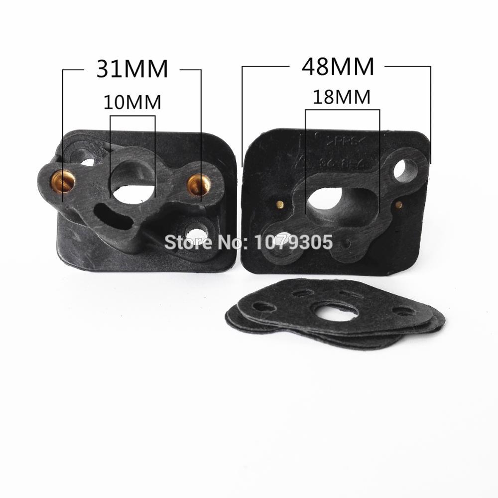 2 pièces 1E33F TU26 moteur débroussailleuse tondeuse collecteur tuyau d'admission