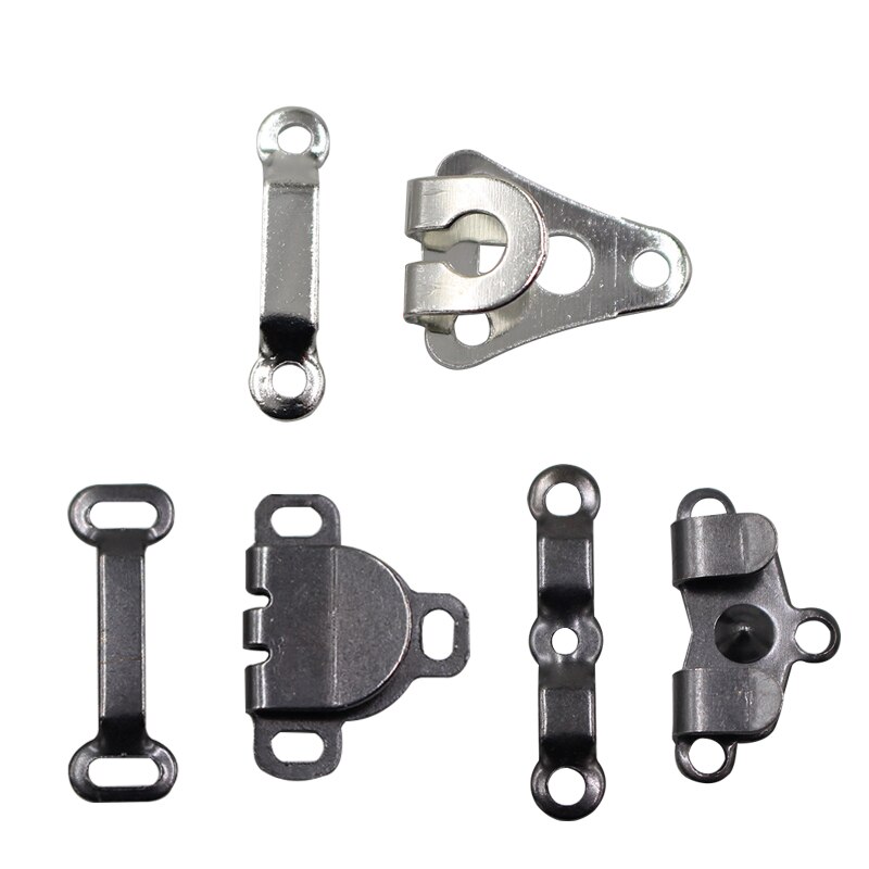 100 Stks/set Kledingstuk Haken Metalen Broek Rok Haken Voor Pak Broek Knop Diy Kleding Naaien Accessoires