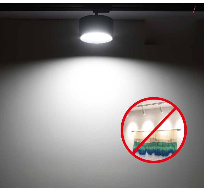 Regulável LED Track Light Fixture, COB Track Lighting, Lâmpada de parede Rail, Spot Lights, 220V, 5W, 7W, Spotlight, Loja de roupas, Casa