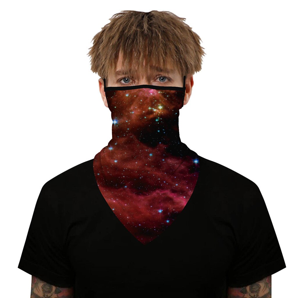 Vuxen utomhus fjärilstryck sömlös ansiktsmask sport halsduk hals tub stretchiga mjuka vindtäta ansiktsmasker
