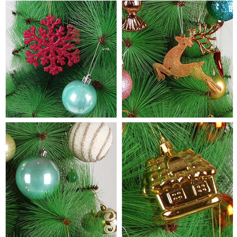 Shatterproof Christmas Ball Baubles Set Xmas Tree Hanging Decoration Pendant for Home Supplies Year