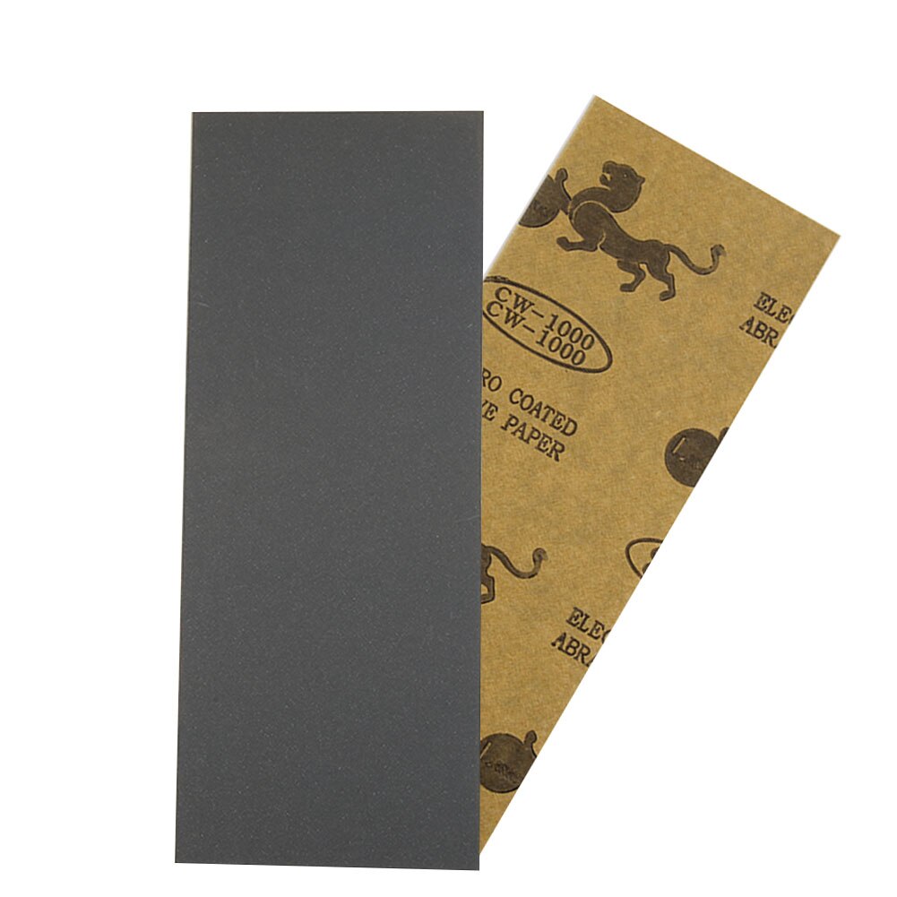 Bil bilpapir sandpapir vått tørt sandpapir ark 400/600/800/1000/1200/1500/2000/2500 metall sliping og bil polering