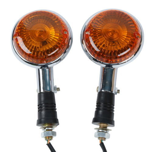 Lanternas de seta para motocicleta, lente laranja frontal para yamaha virago xv250 250 2006 v-max1200 v-star xvs400 xvs650 xvs1100