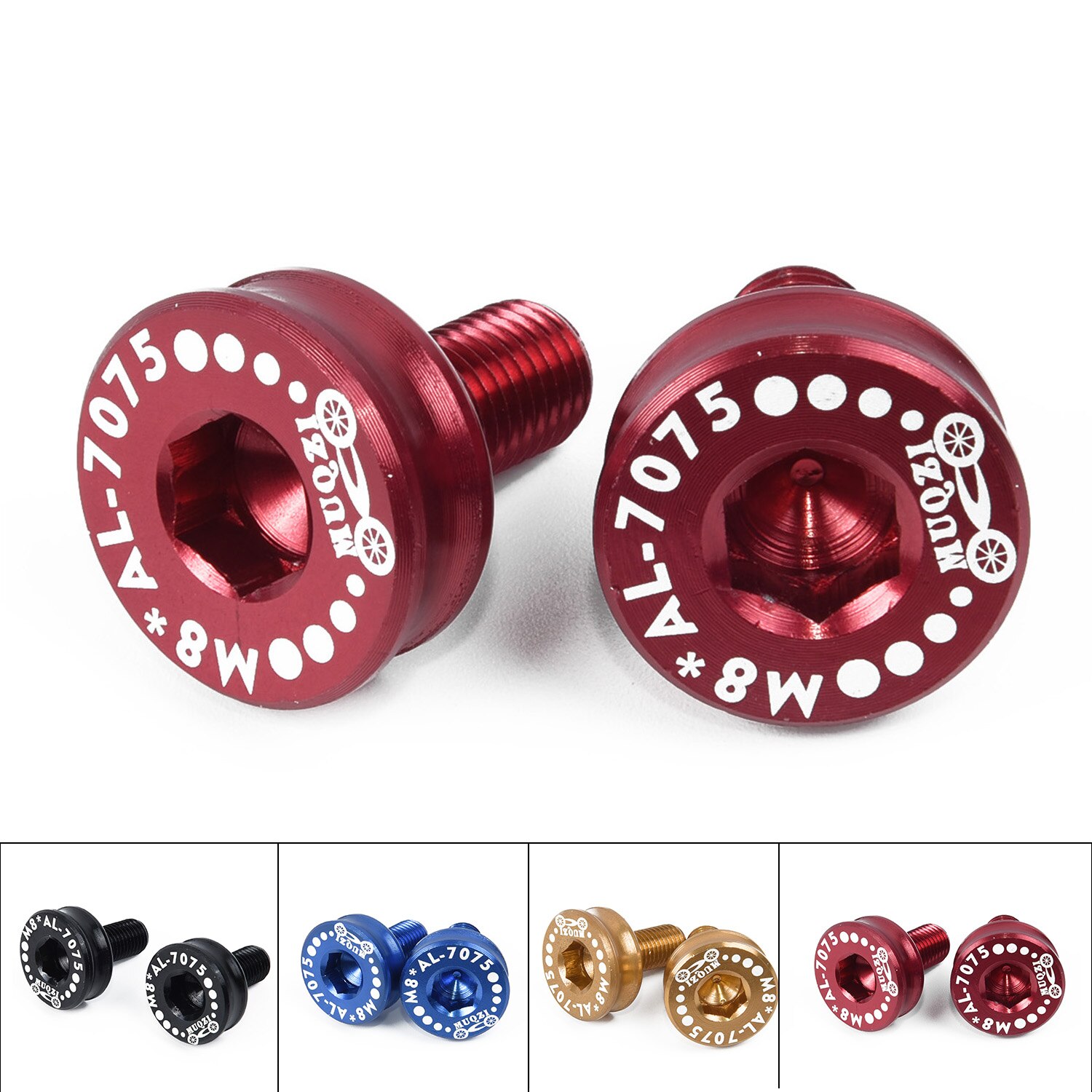 MTB Crank bolts 8MM M8 Screw Accessories Spare Crankset Bike Bicycle Cycling Bottom Bracket Allen Key