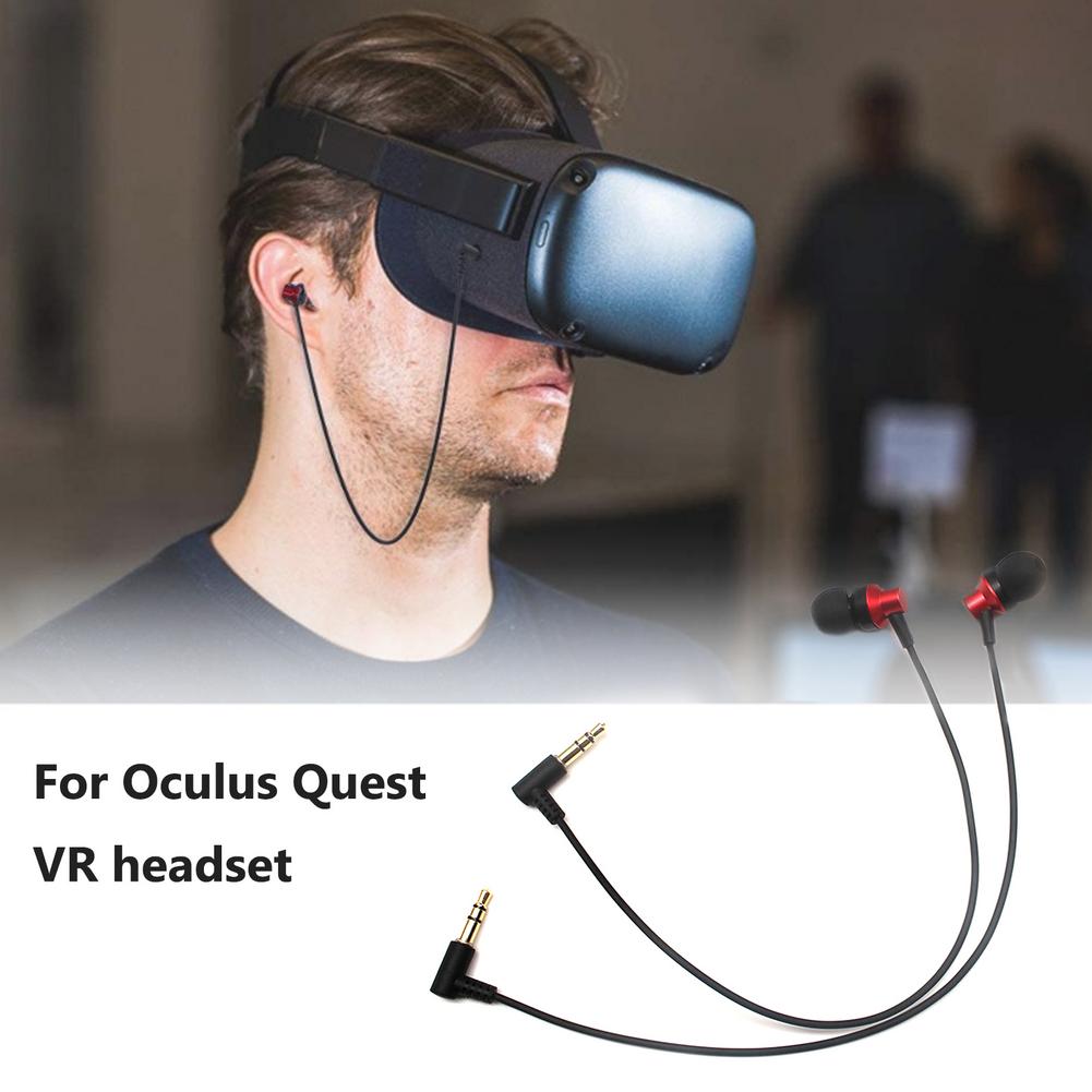 Vr Accessoires Gaming Headset Hoofdtelefoon Voor Oculus Quest Vr Meeslepende Comfortabele Oortelefoon Diepe Bas Oordopjes Voor Oculus Quest