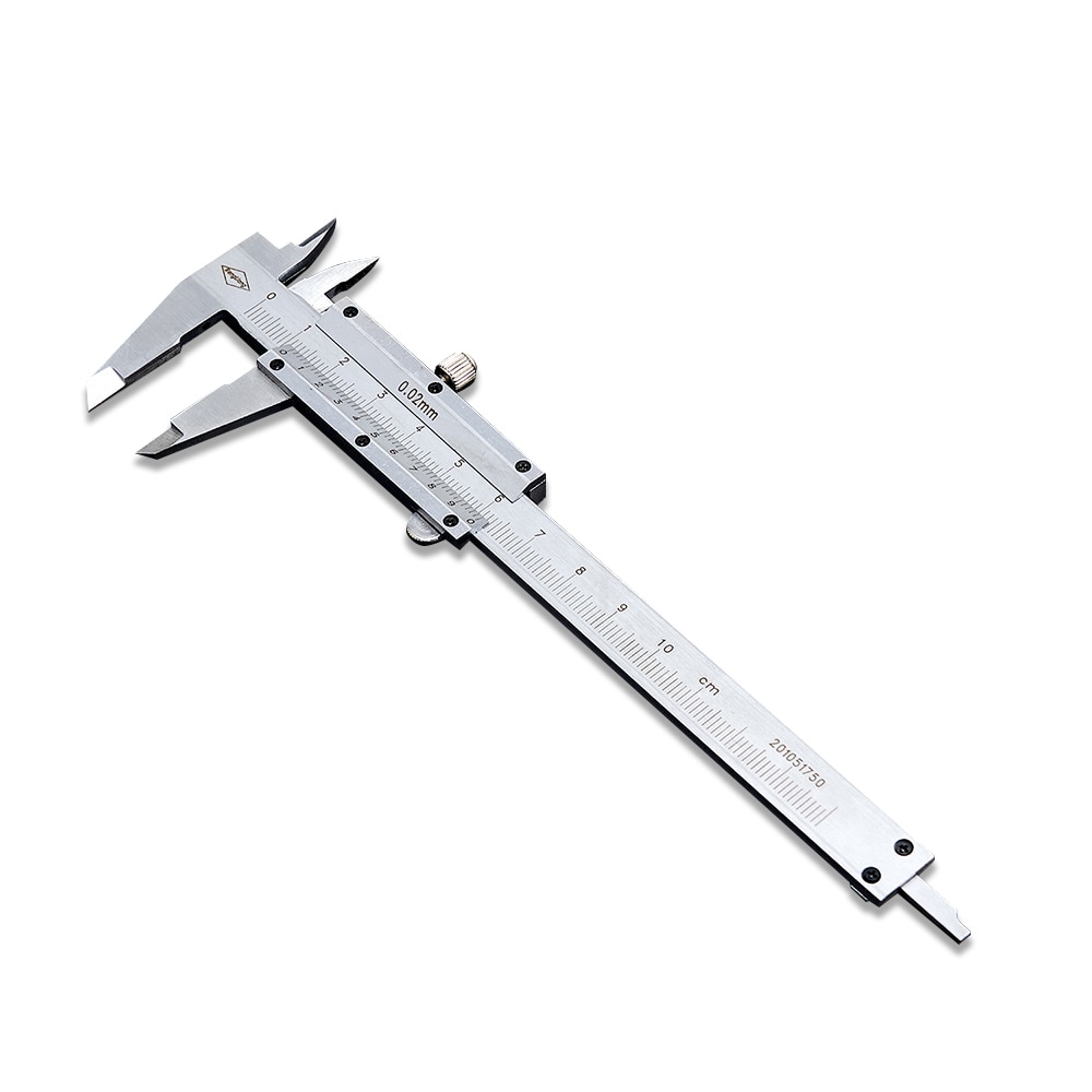 High Precision Stainless Steel Vernier Caliper 0-150mm 6" 0.02mm Caliper Measuring Instrument Construction Measuring Tool