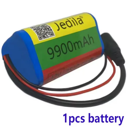 100%.New.12V.9900 mAh.3S1P.Batterie Au Lithium.18650.Batterie Au Lithium Pack Protection Conseil Recarregável.: Branco